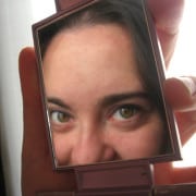A hand mirror helps you examine hard-to-see places such as the back or your ears and genital areas. (Source: https://www.flickr.com/photos/desiitaly/2062338340)